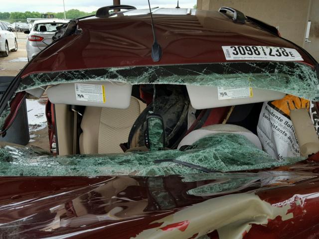 3GNCA13D18S723270 - 2008 CHEVROLET HHR LS BURGUNDY photo 9