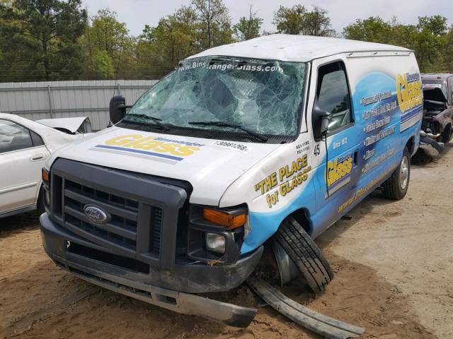 1FTNE2EW8DDA38557 - 2013 FORD ECONOLINE BLUE photo 2