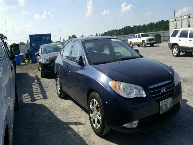 KMHDU46D39U724046 - 2009 HYUNDAI ELANTRA GL BLUE photo 1