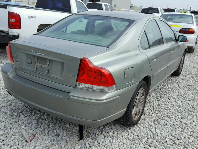 YV1RS592982682079 - 2008 VOLVO S60 2.5T SILVER photo 4
