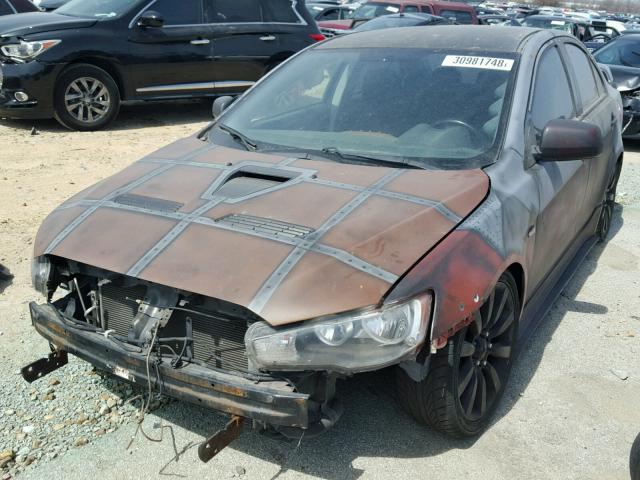 JA3AU86U38U001454 - 2008 MITSUBISHI LANCER GTS TWO TONE photo 2