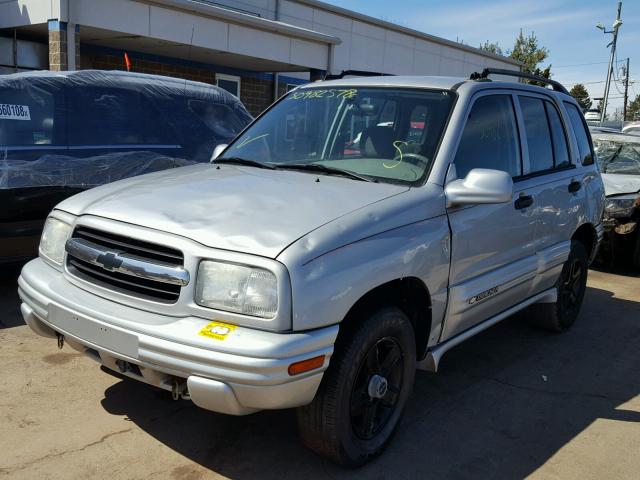 2CNBJ634536926621 - 2003 CHEVROLET TRACKER LT SILVER photo 2