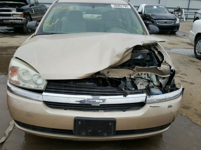 1G1ZT548X5F206029 - 2005 CHEVROLET MALIBU LS ოქროსფერი ფოტო 9
