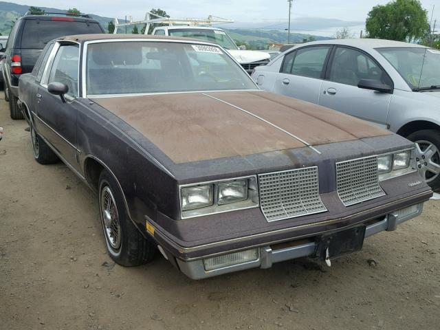 1G3GM47A6FP311280 - 1985 OLDSMOBILE CUTLASS SU MAROON photo 1