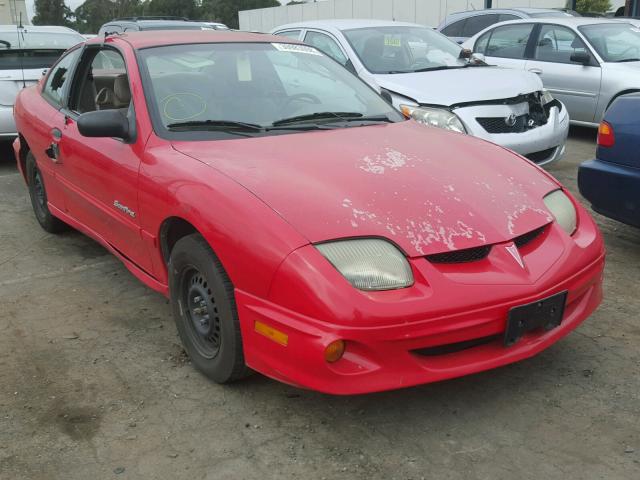 1G2JB124017329556 - 2001 PONTIAC SUNFIRE SE RED photo 1