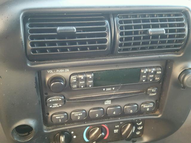 1FTYR10C21TA33512 - 2001 FORD RANGER SILVER photo 9