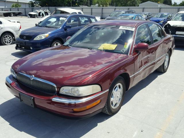 1G4CU5215V4630290 - 1997 BUICK PARK AVENU MAROON photo 2