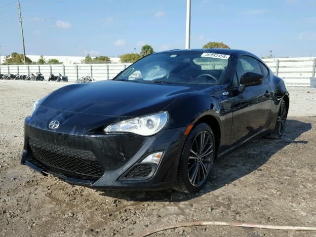 JF1ZNAA12F8701631 - 2015 TOYOTA SCION FR-S BLACK photo 2