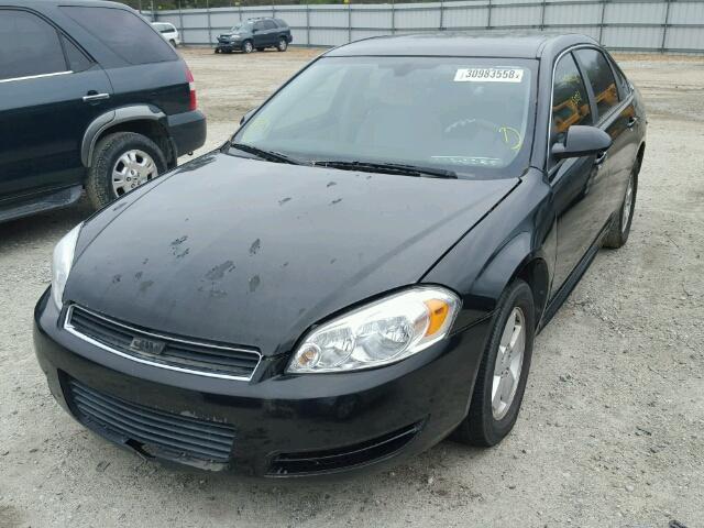 2G1WT57K591220749 - 2009 CHEVROLET IMPALA 1LT BLACK photo 2