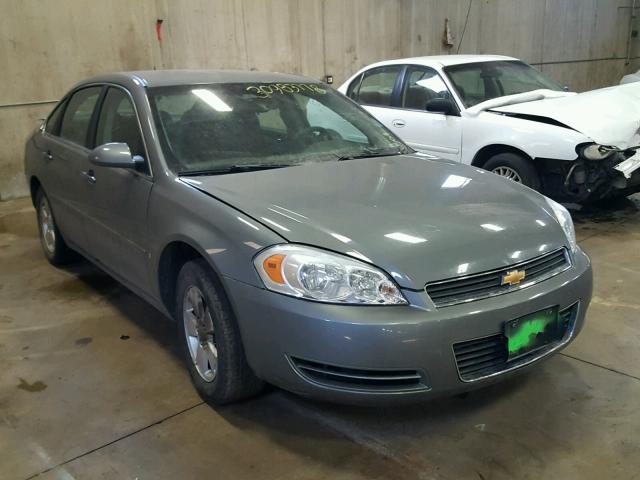 2G1WT58K281374140 - 2008 CHEVROLET IMPALA LT GRAY photo 1