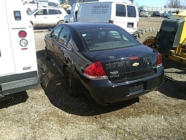 2G1WD5E36D1257620 - 2013 CHEVROLET IMPALA POL BLACK photo 3