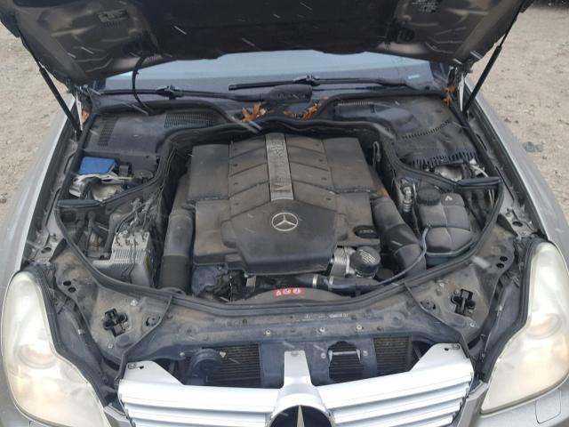 WDDDJ75XX6A067369 - 2006 MERCEDES-BENZ CLS 500C GRAY photo 7