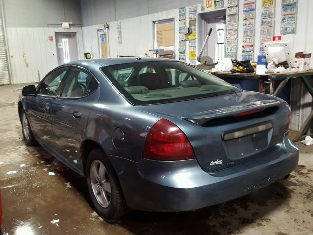 2G2WP552961176673 - 2006 PONTIAC GRAND PRIX GRAY photo 3