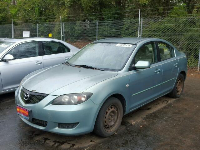 JM1BK12F641134750 - 2004 MAZDA 3 I TEAL photo 2