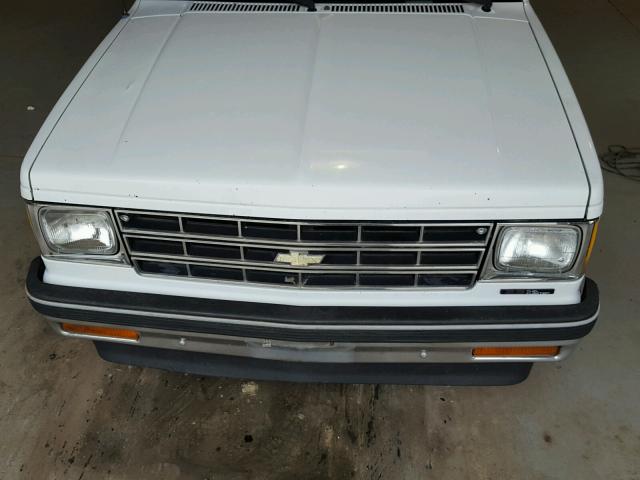 1GCBS14E1G2100864 - 1986 CHEVROLET S TRUCK S1 WHITE photo 7