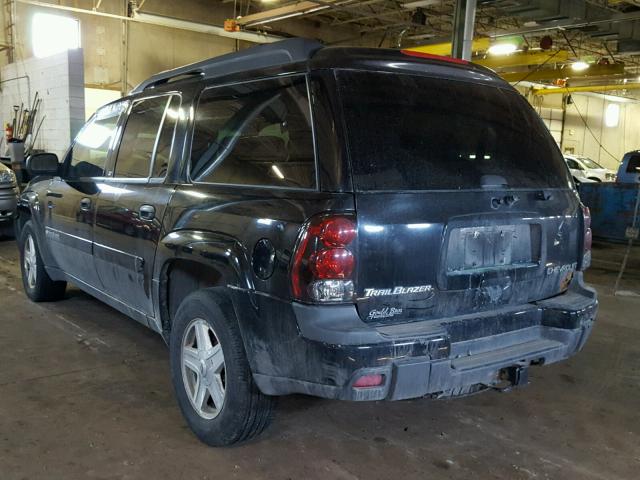 1GNET16S136136643 - 2003 CHEVROLET TRAILBLAZE BLACK photo 3