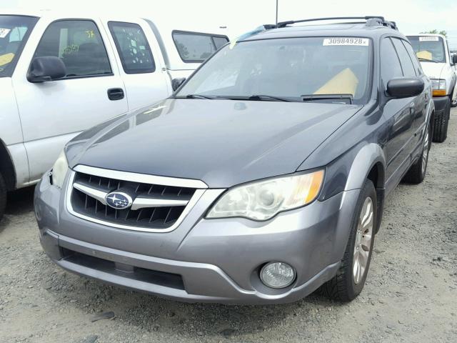 4S4BP62C187334941 - 2008 SUBARU OUTBACK 2. GRAY photo 2