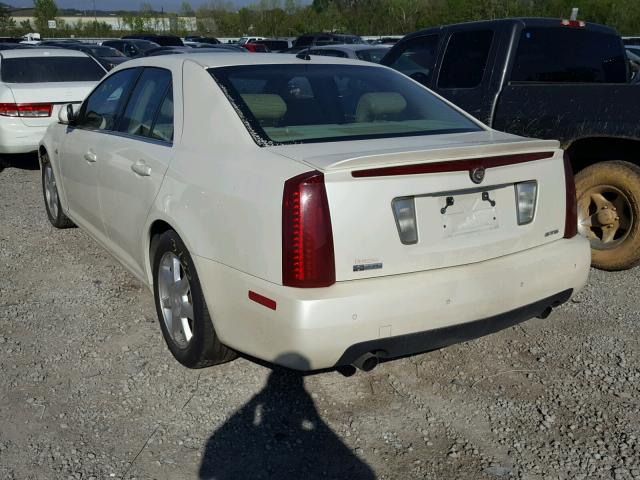 1G6DC67A850207384 - 2005 CADILLAC STS WHITE photo 3