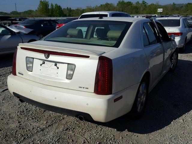 1G6DC67A850207384 - 2005 CADILLAC STS WHITE photo 4