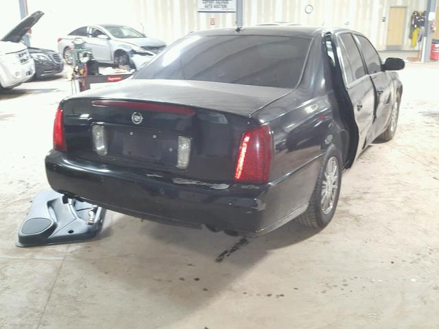 1G6KE57Y55U128451 - 2005 CADILLAC DEVILLE DH BLACK photo 4