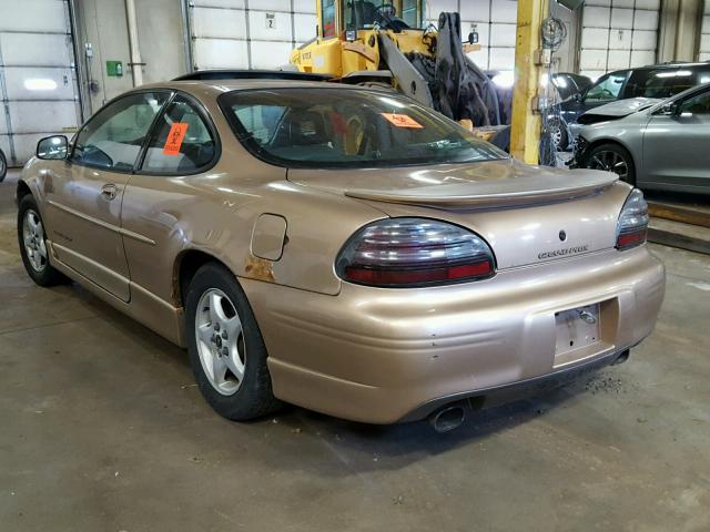 1G2WP12K6XF318209 - 1999 PONTIAC GRAND PRIX GOLD photo 3