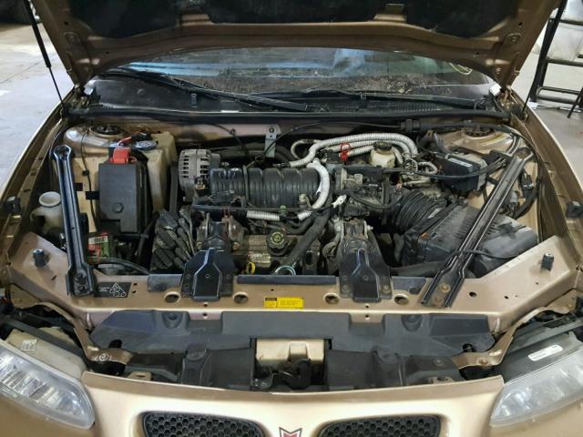 1G2WP12K6XF318209 - 1999 PONTIAC GRAND PRIX GOLD photo 7