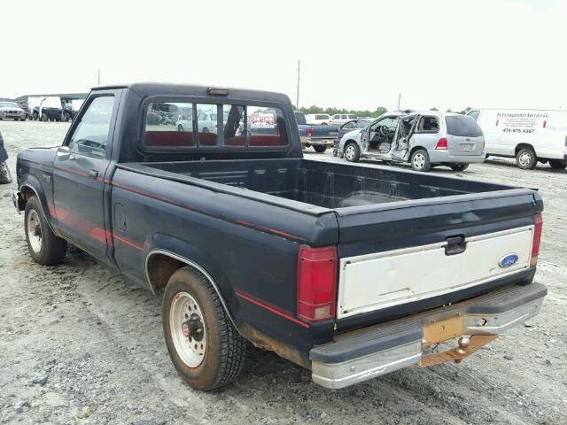 1FTCR10A8KUB58552 - 1989 FORD RANGER BLACK photo 3