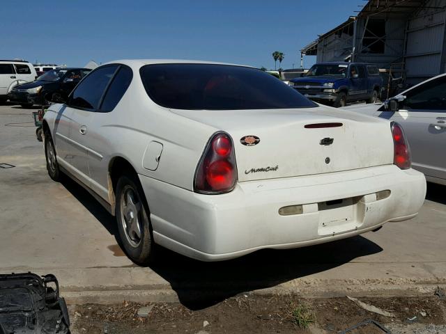 2G1WW12E249106929 - 2004 CHEVROLET MONTE CARL თეთრი ფოტო 3