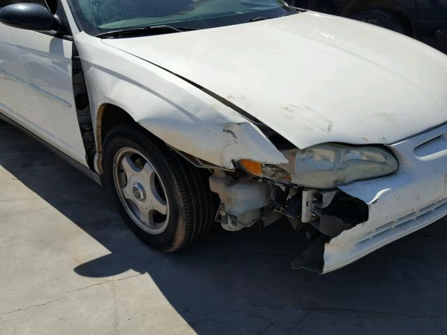 2G1WW12E249106929 - 2004 CHEVROLET MONTE CARL თეთრი ფოტო 9