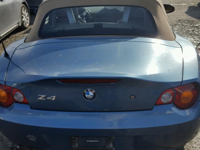 4USBT33473LS40644 - 2003 BMW Z4 2.5 BLUE photo 6