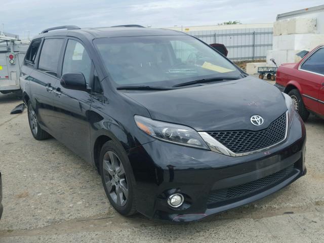 5TDXK3DC3GS695192 - 2016 TOYOTA SIENNA SE BLACK photo 1