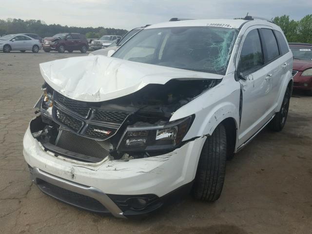 3C4PDCGB7FT530781 - 2015 DODGE JOURNEY CR WHITE photo 2