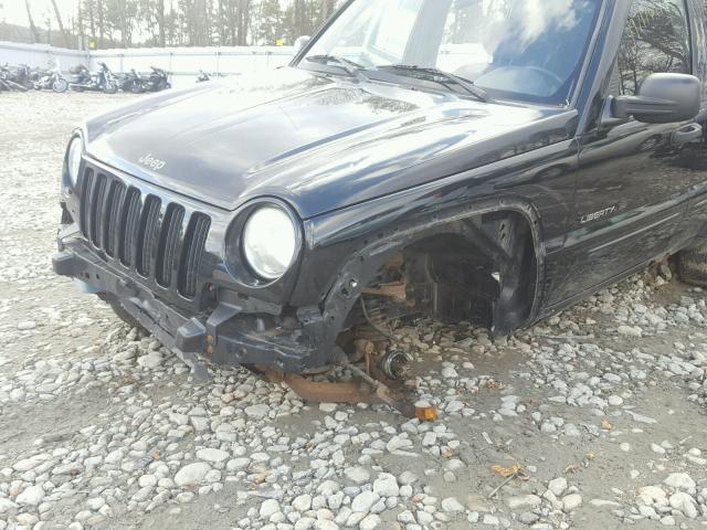 1J4GL58K92W246449 - 2002 JEEP LIBERTY LI BLACK photo 9