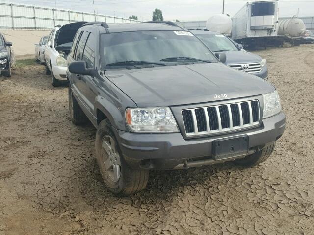 1J4GW48N74C102494 - 2004 JEEP GRAND CHER SILVER photo 1