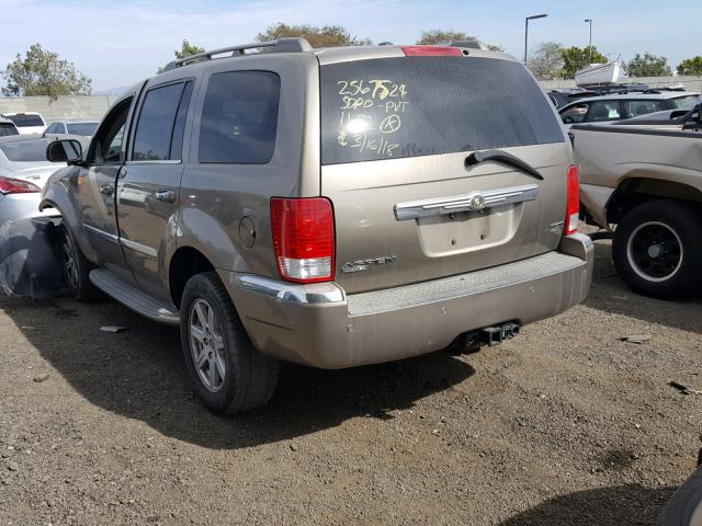 1A8HX58247F513141 - 2007 CHRYSLER ASPEN LIMI BROWN photo 3