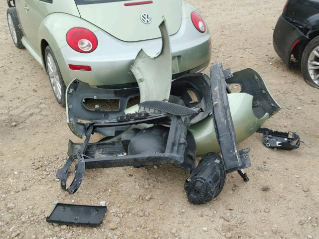 3VWRW31C98M525841 - 2008 VOLKSWAGEN NEW BEETLE მწვანე ფოტო 9