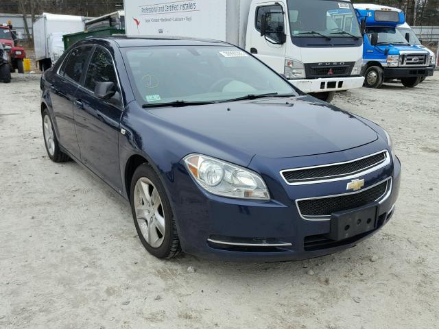 1G1ZG57N584277483 - 2008 CHEVROLET MALIBU LS BLUE photo 1