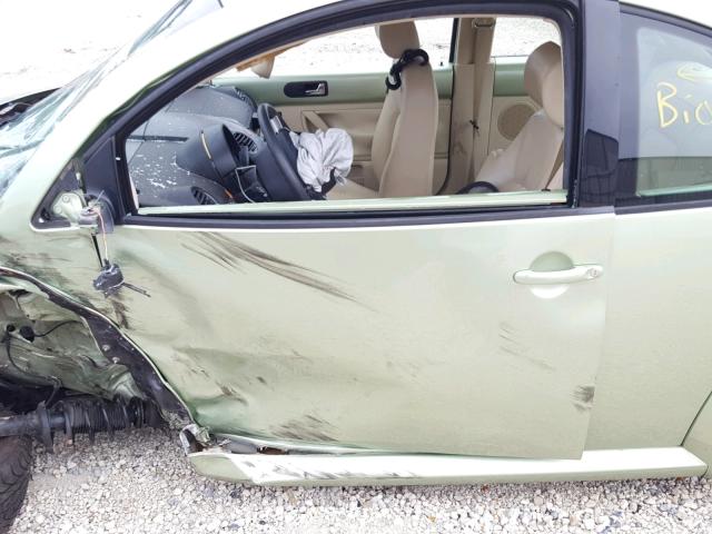 3VWRW31CX7M500333 - 2007 VOLKSWAGEN NEW BEETLE 绿色 照片 10