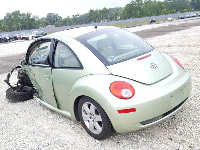 3VWRW31CX7M500333 - 2007 VOLKSWAGEN NEW BEETLE GREEN photo 3