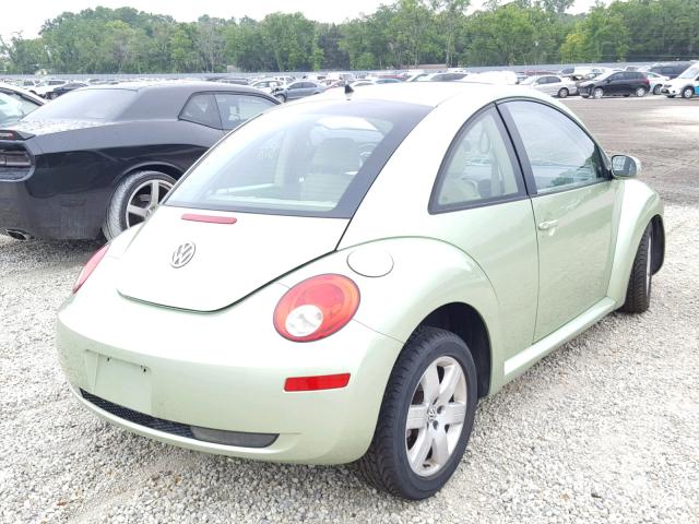 3VWRW31CX7M500333 - 2007 VOLKSWAGEN NEW BEETLE 绿色 照片 4