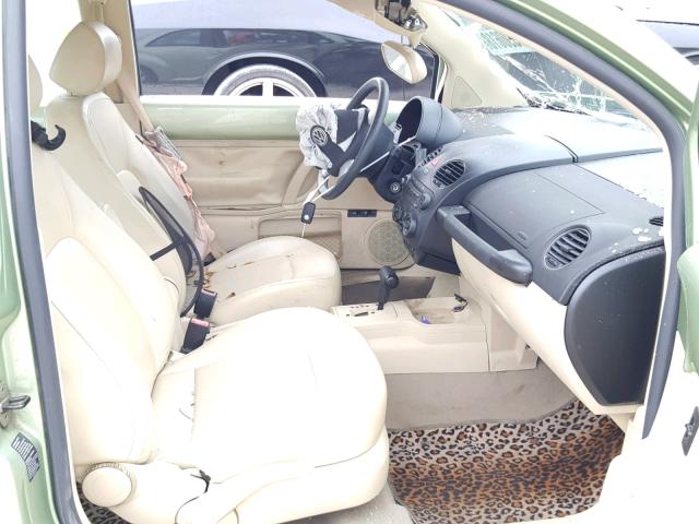 3VWRW31CX7M500333 - 2007 VOLKSWAGEN NEW BEETLE 绿色 照片 5