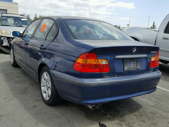 WBAAZ33475KW77257 - 2005 BMW 325 IS SUL BLUE photo 3