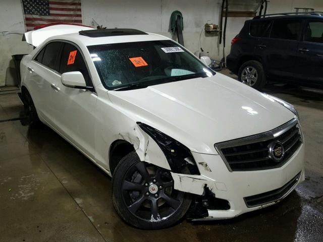 1G6AH5R32D0146142 - 2013 CADILLAC ATS LUXURY WHITE photo 1