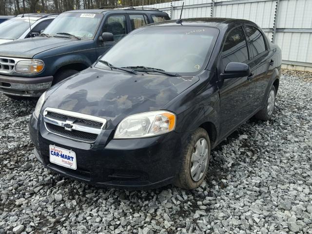 KL1TD5DE8BB212955 - 2011 CHEVROLET AVEO LS 黑色 照片 2