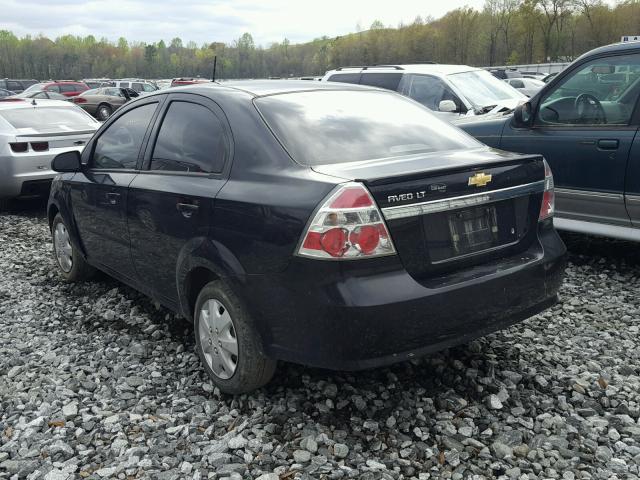 KL1TD5DE8BB212955 - 2011 CHEVROLET AVEO LS 黑色 照片 3
