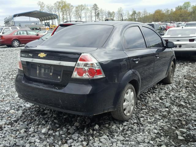 KL1TD5DE8BB212955 - 2011 CHEVROLET AVEO LS 黑色 照片 4