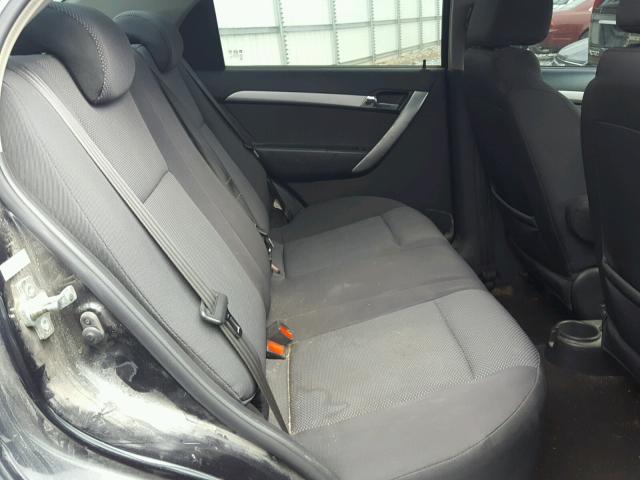 KL1TD5DE8BB212955 - 2011 CHEVROLET AVEO LS 黑色 照片 6