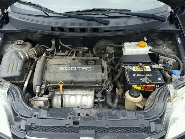 KL1TD5DE8BB212955 - 2011 CHEVROLET AVEO LS 黑色 照片 7