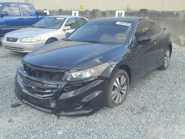 1HGCS1B35BA011174 - 2011 HONDA ACCORD LX- BLACK photo 2