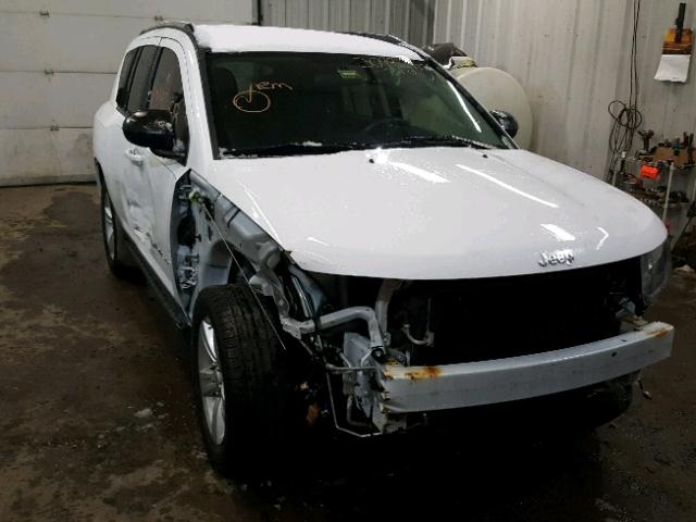 1C4NJCBB6ED650387 - 2014 JEEP COMPASS SP WHITE photo 1